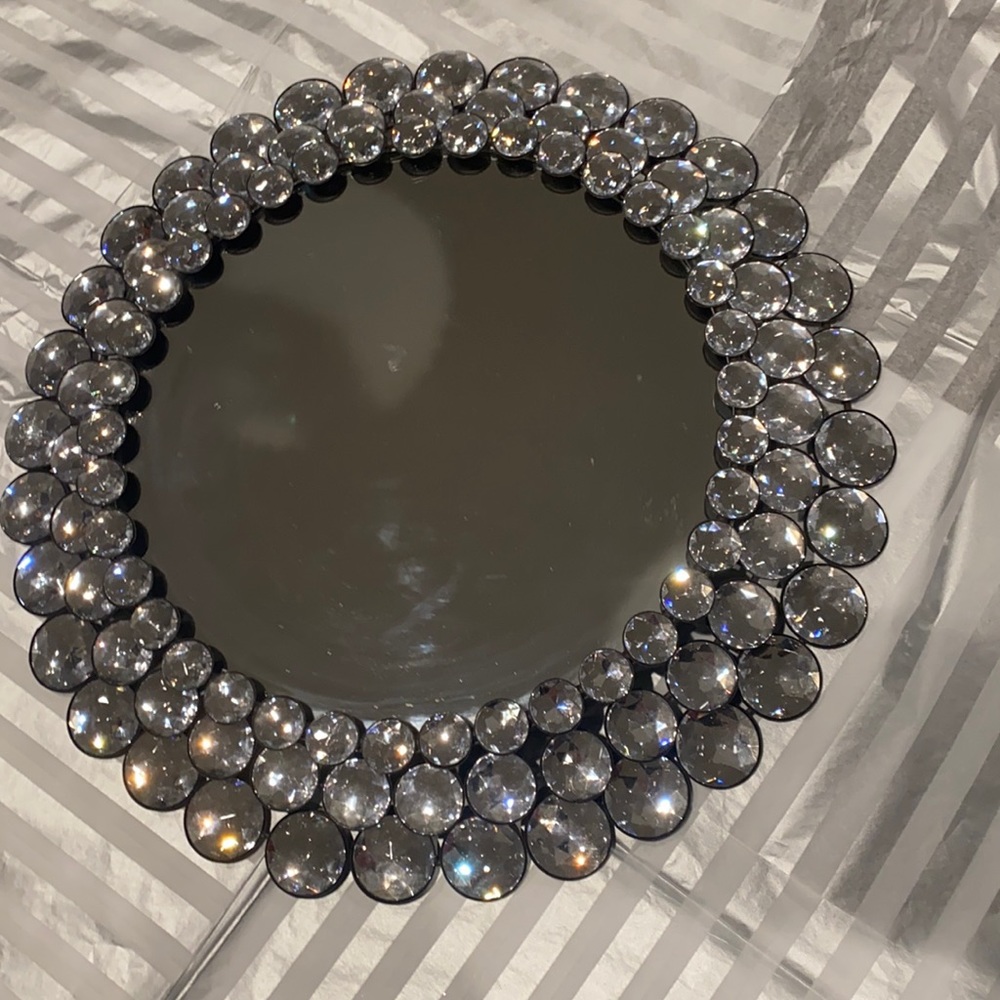 Round Rhinestone Mirrors - Picture 2 of 4